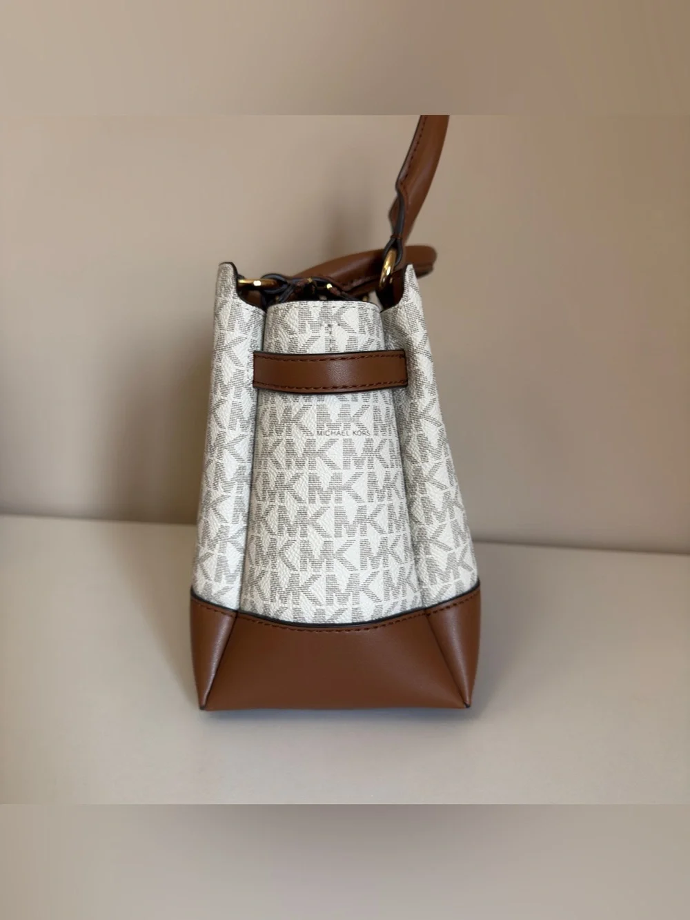 Michael Kors REED SM CZ BELTED STCHL